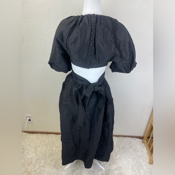 Aje Mimosa Cut Out Midi Dress in Black size AU 6, US 2 - Picture 12 of 13
